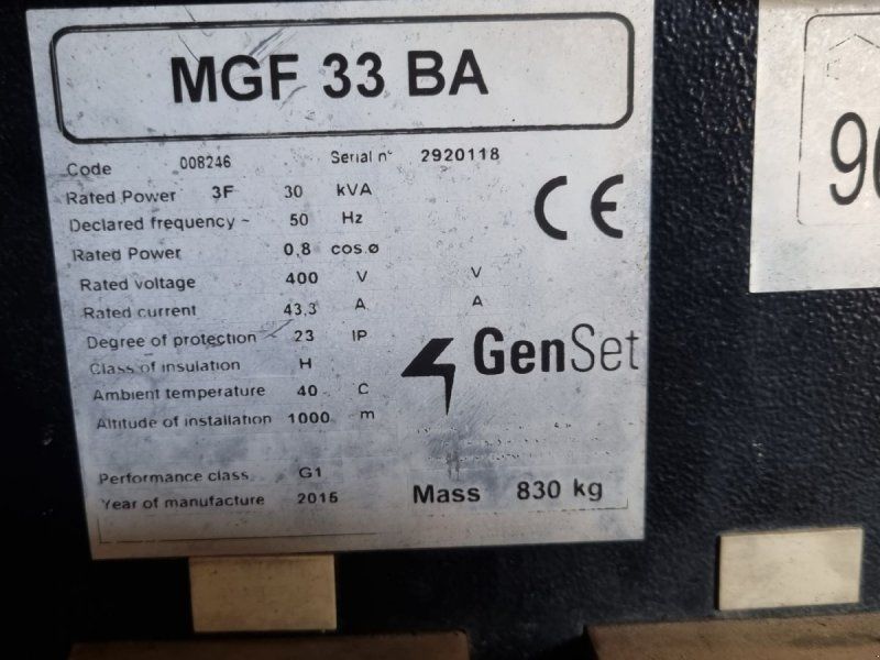 Genset MGF 33 BA 2 stk.