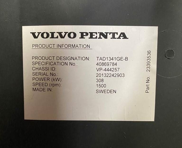 Volvo TAD1341GE-B - 330 kVA Generator - DPX-18877