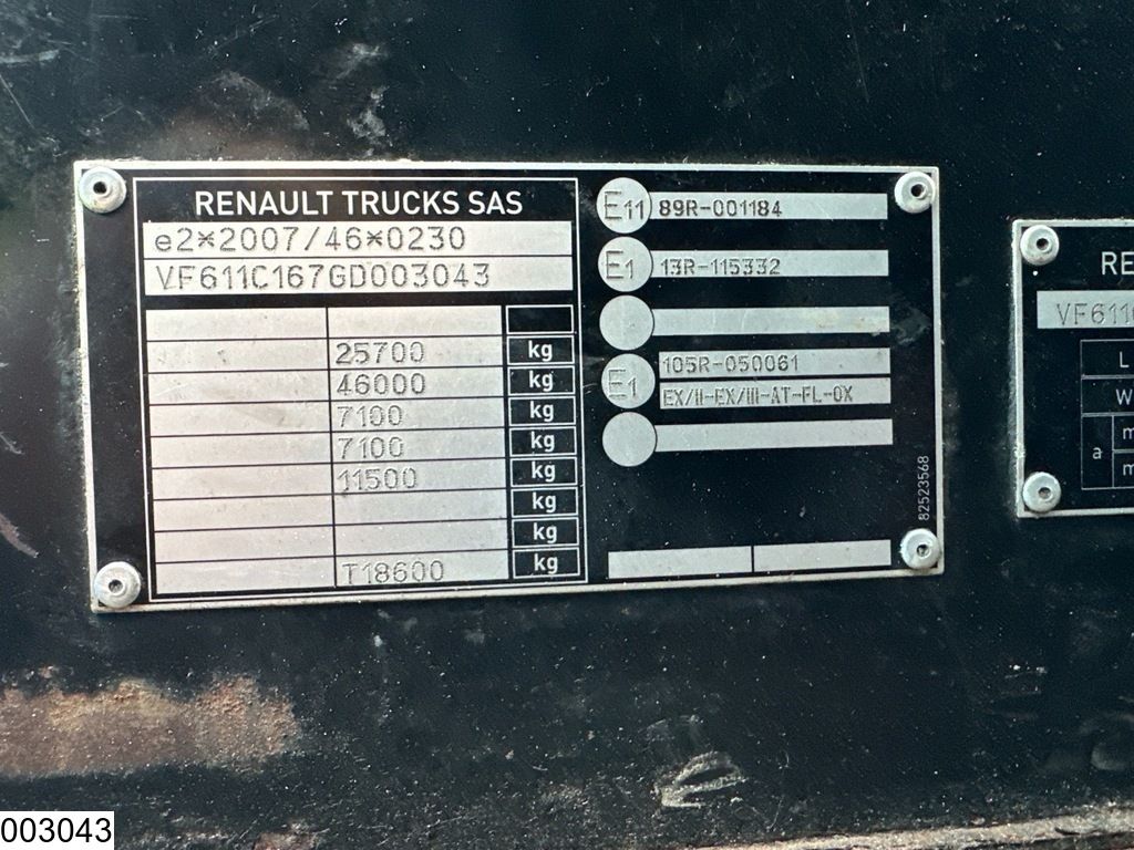 Renault T 460 RHD, EURO 6, PTO, Compressor