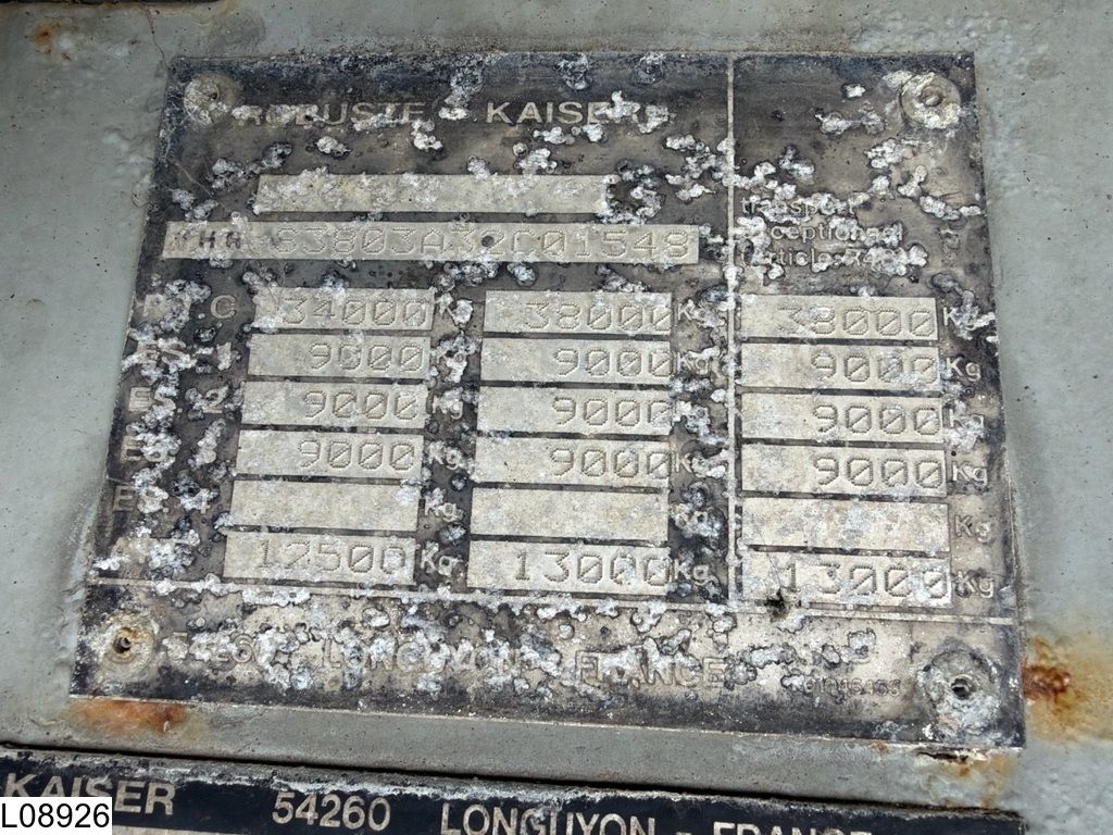 Trailor open laadbak 3 open-top trailers.