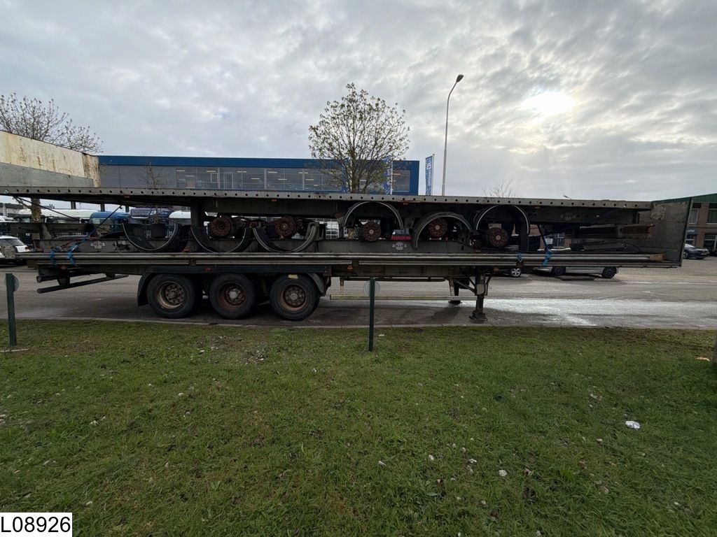 Trailor open laadbak 3 open-top trailers.