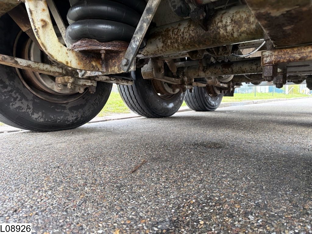 Trailor open laadbak 3 open-top trailers.