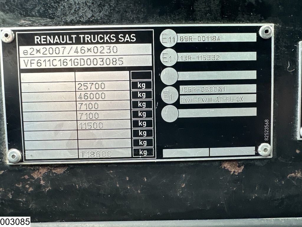 Renault T 460 EURO 6, PTO, Compressor, RHD