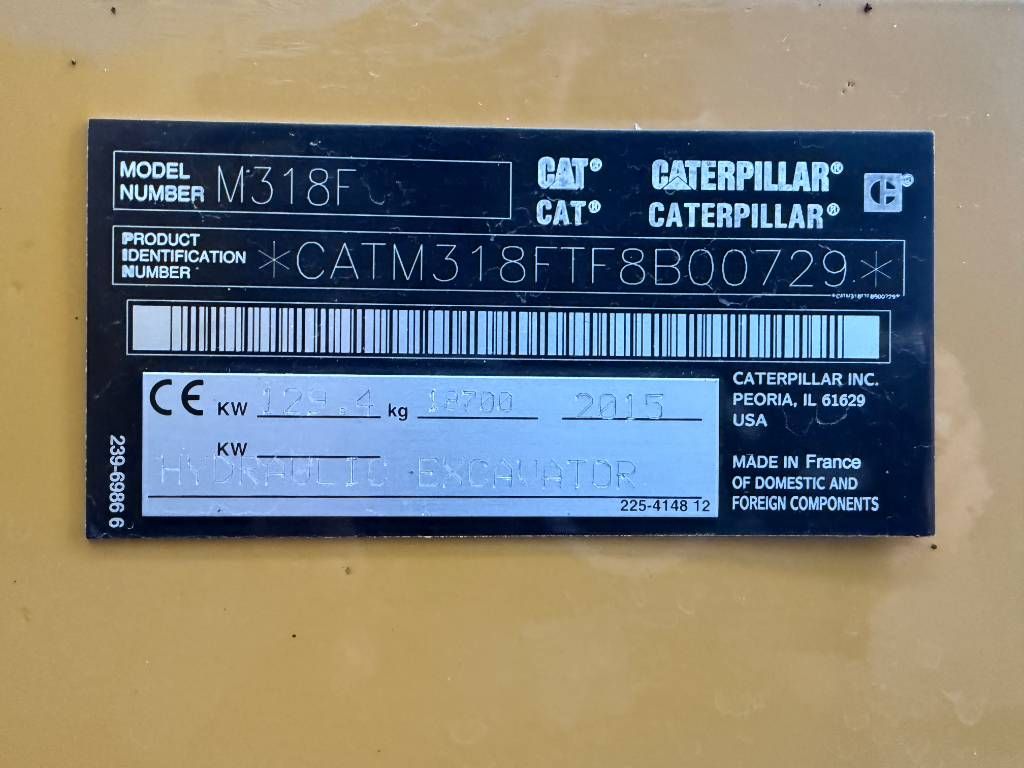 CAT M318F