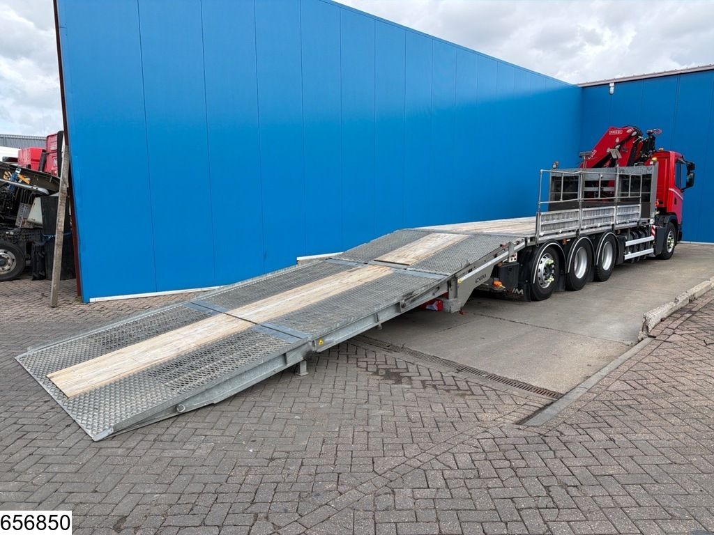 Scania G 410 XT EURO 6e, CNG, 8x4, Retarder, Fassi