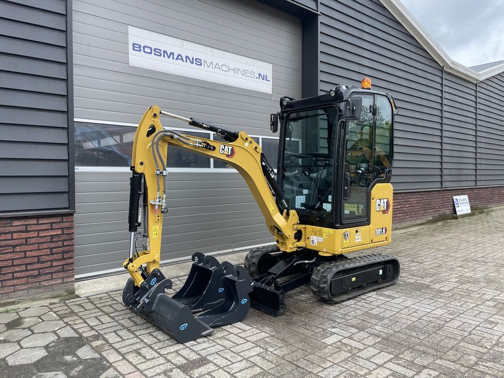 Caterpillar 301.6 1925 kg minigraver NIEUW sloop / sorteer functie