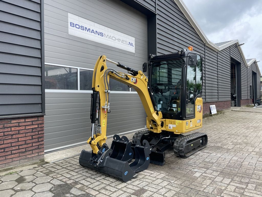 Caterpillar 301.6 1925 kg minigraver NIEUW sloop / sorteer functie