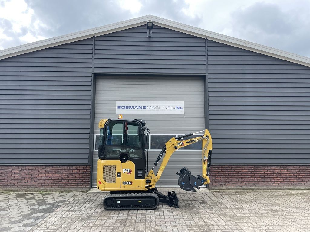 Caterpillar 301.6 1925 kg minigraver NIEUW sloop / sorteer functie