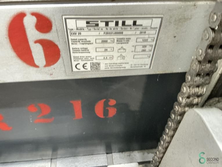Stapelaars Elektrisch Still EXV20 2018