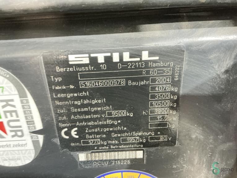 Forklifts Electric Still R60-35 2004 Triplex