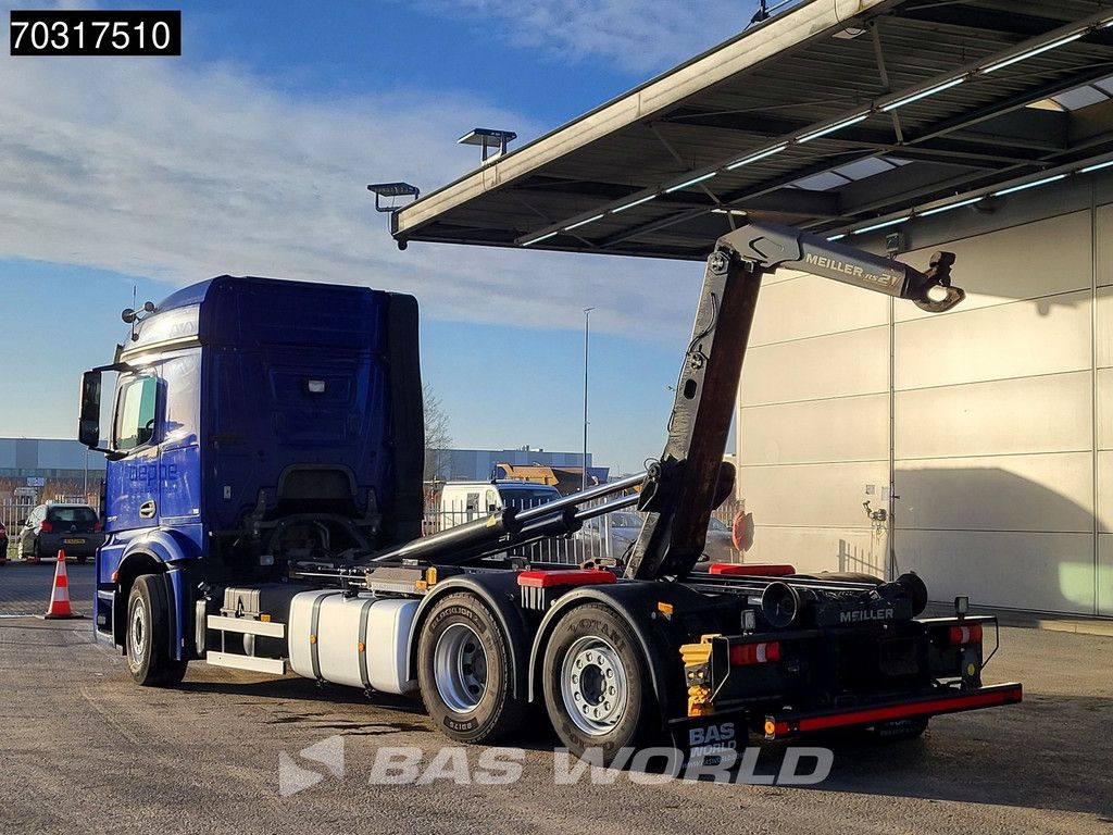 Mercedes Actros Actros 2546 6X2 Meiller RS 21.65 containersystem Lift-Lenkasche ACC Euro 6