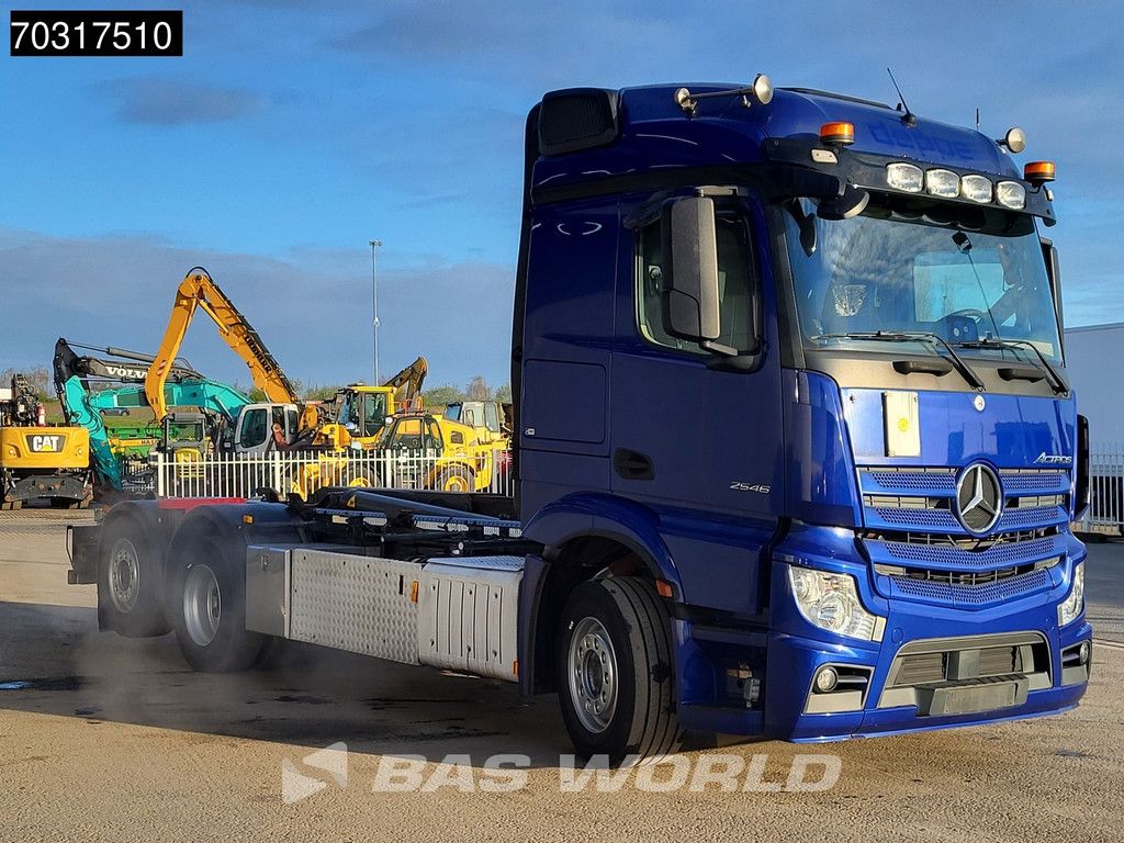 Mercedes Actros Actros 2546 6X2 Meiller RS 21.65 containersystem Lift-Lenkasche ACC Euro 6