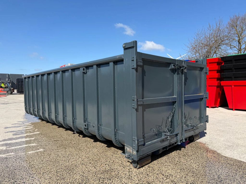 Sidalco 20m3 open container Franse deur RAL 7016