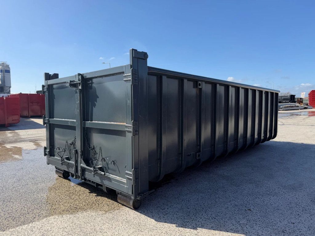 Sidalco 20m3 open container Franse deur RAL 7016