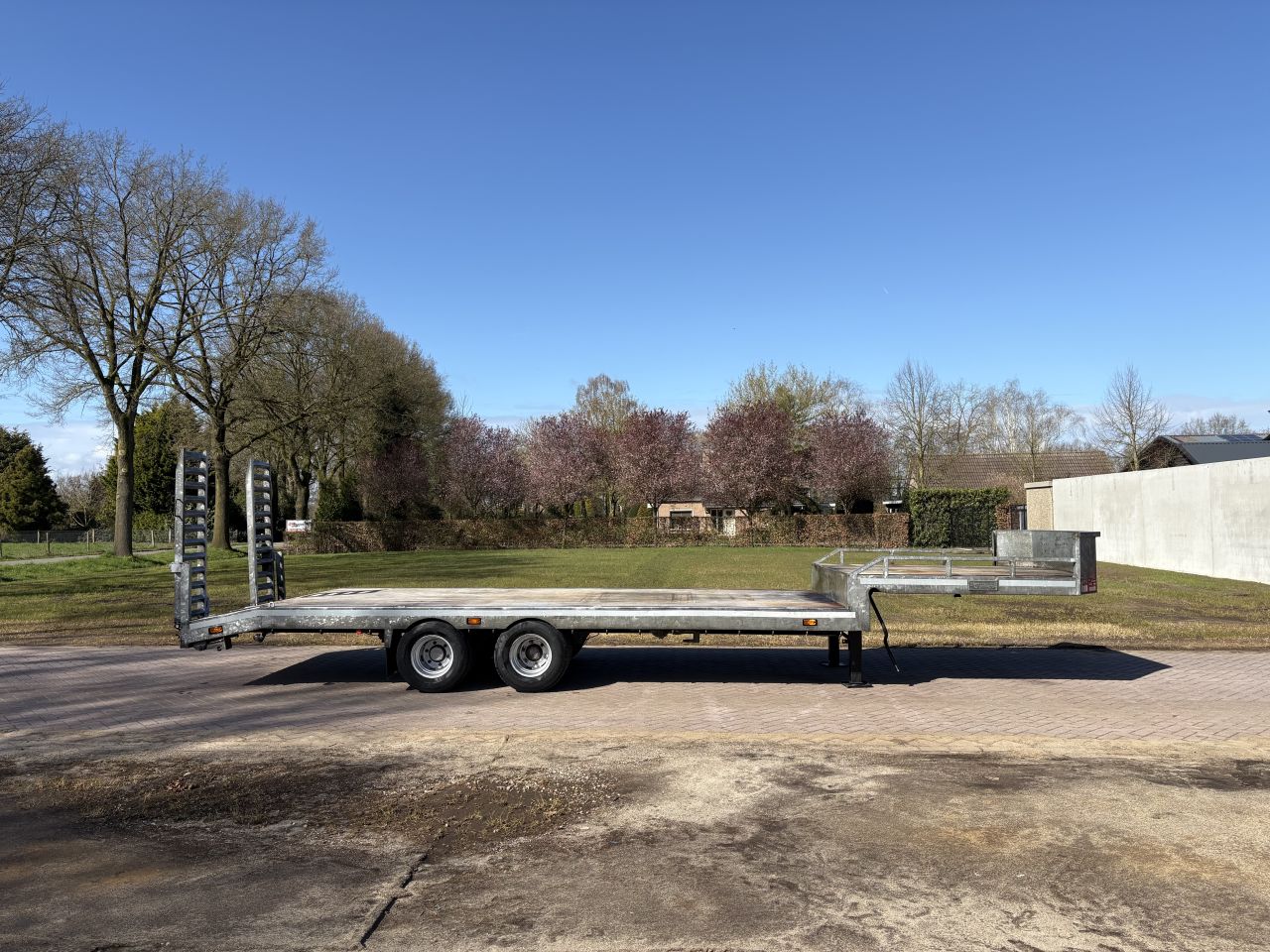 Be oplegger semi dieplader 10 ton Veldhuizen