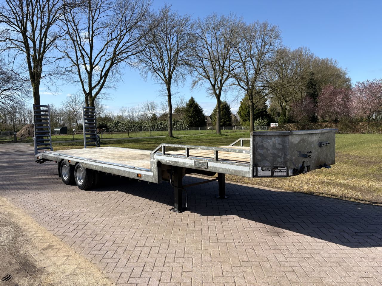 Be oplegger semi dieplader 10 ton Veldhuizen