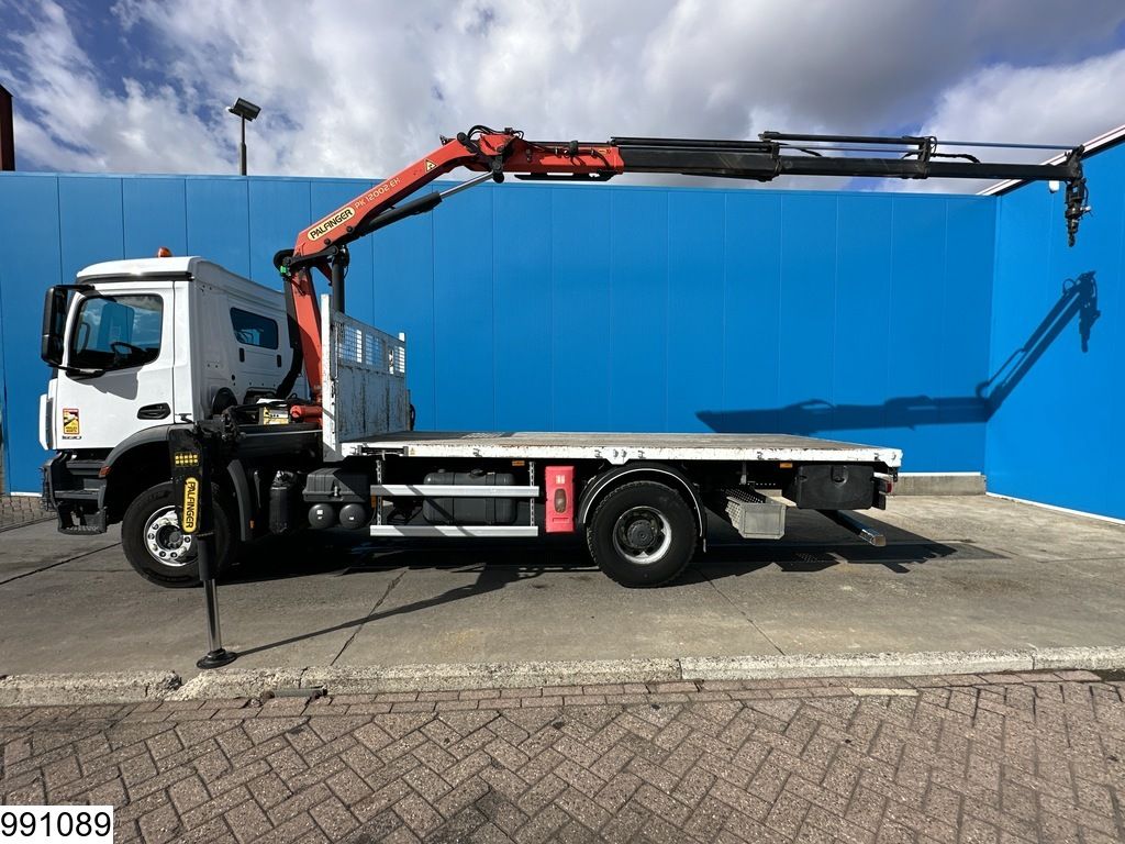 Mercedes Arocs 1830 EURO 6, Leaf spring, Hub reduction, Palfinger