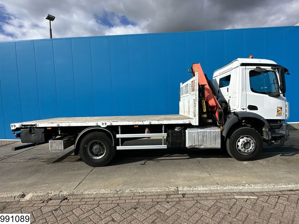 Mercedes Arocs 1830 EURO 6, Leaf spring, Hub reduction, Palfinger