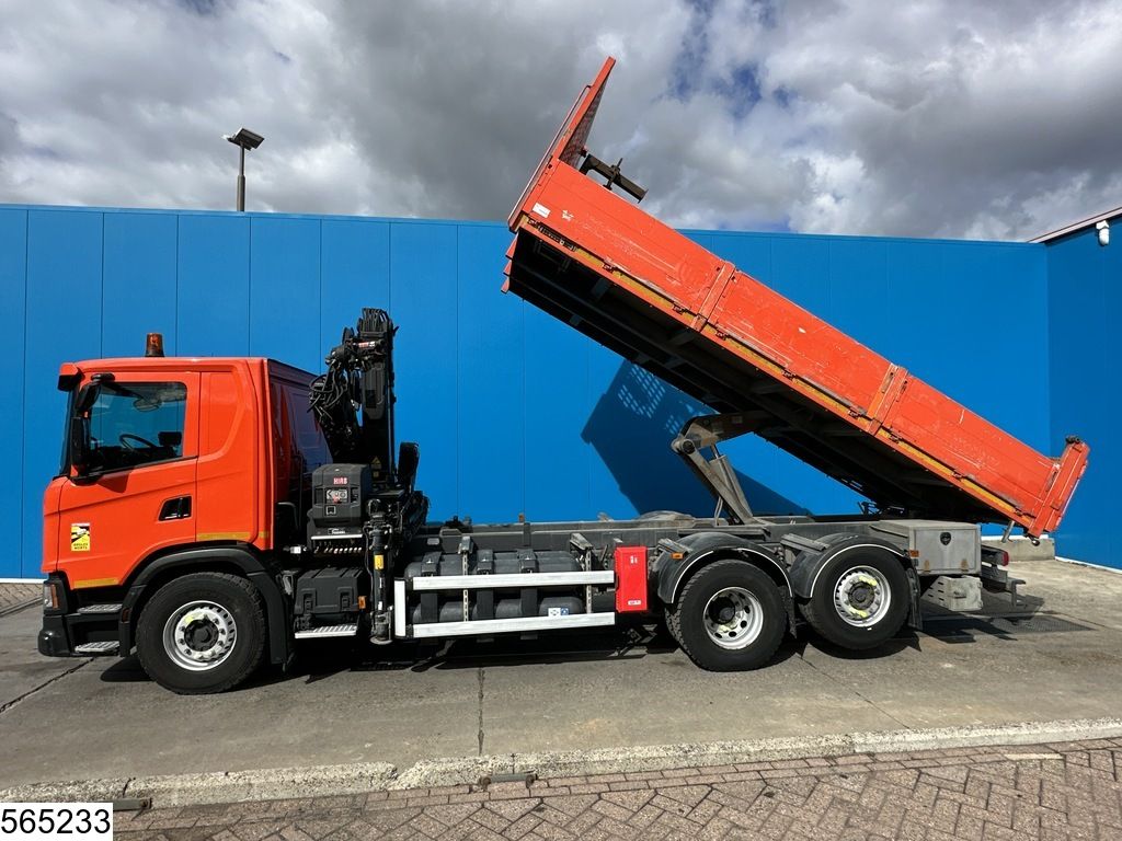 Scania G 410 EURO 6d, CNG, 6x2, Retarder, Hiab