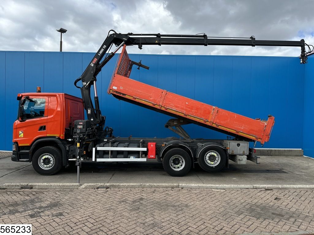 Scania G 410 EURO 6d, CNG, 6x2, Retarder, Hiab