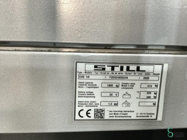 Stapler Elektrisch Still EXV14I 2020