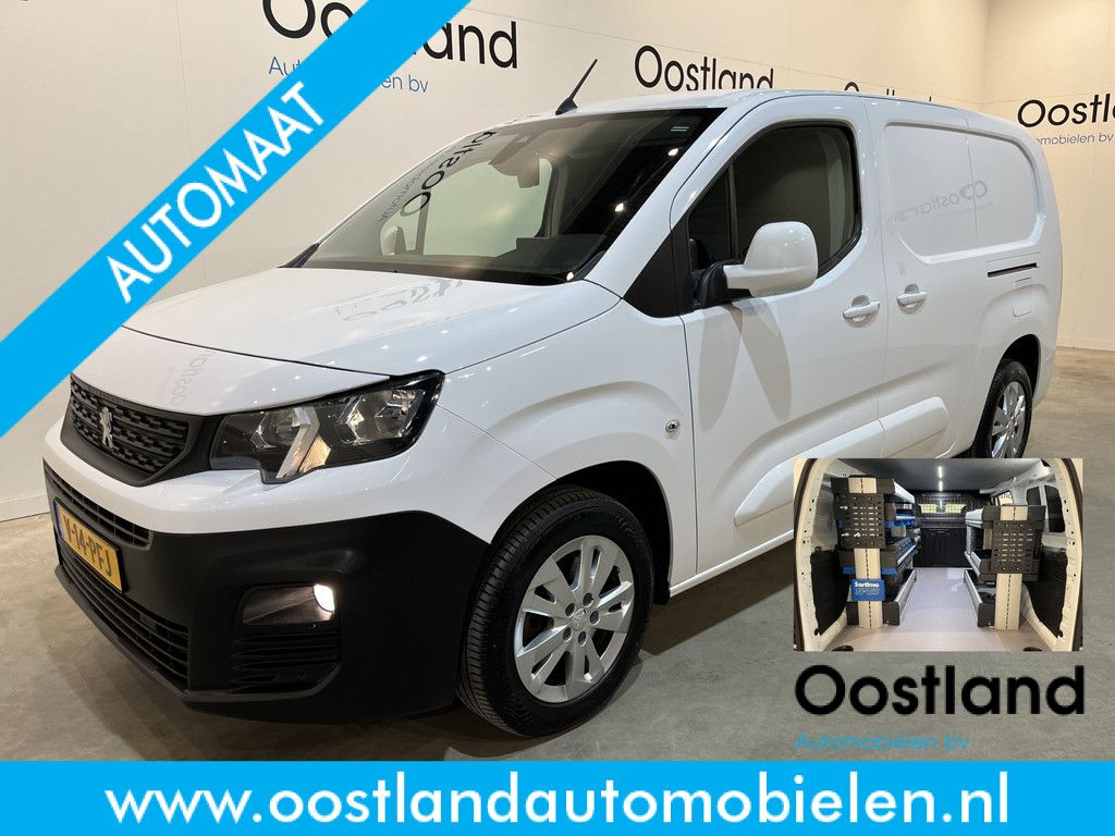 Peugeot Partner 1.5 BlueHDI 130 PK L2 Automaat Servicebus / Sortimo Inrichting / Schuifdeur L + R / Euro 6 / Airco / Camera / Cruise Control / CarPlay / 64.500 KM !!