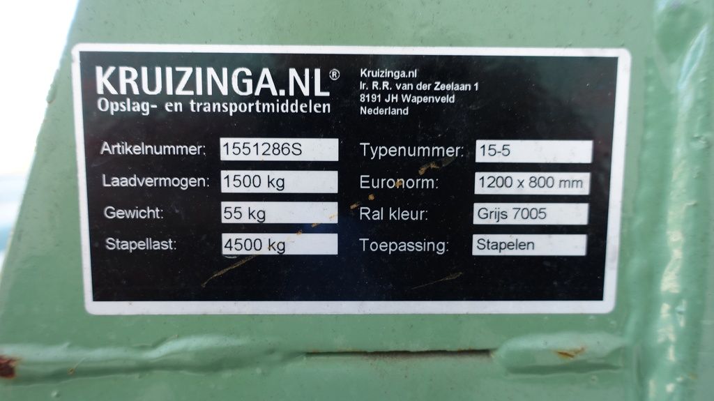 Kruizinga Stapelrekken opslagpallet