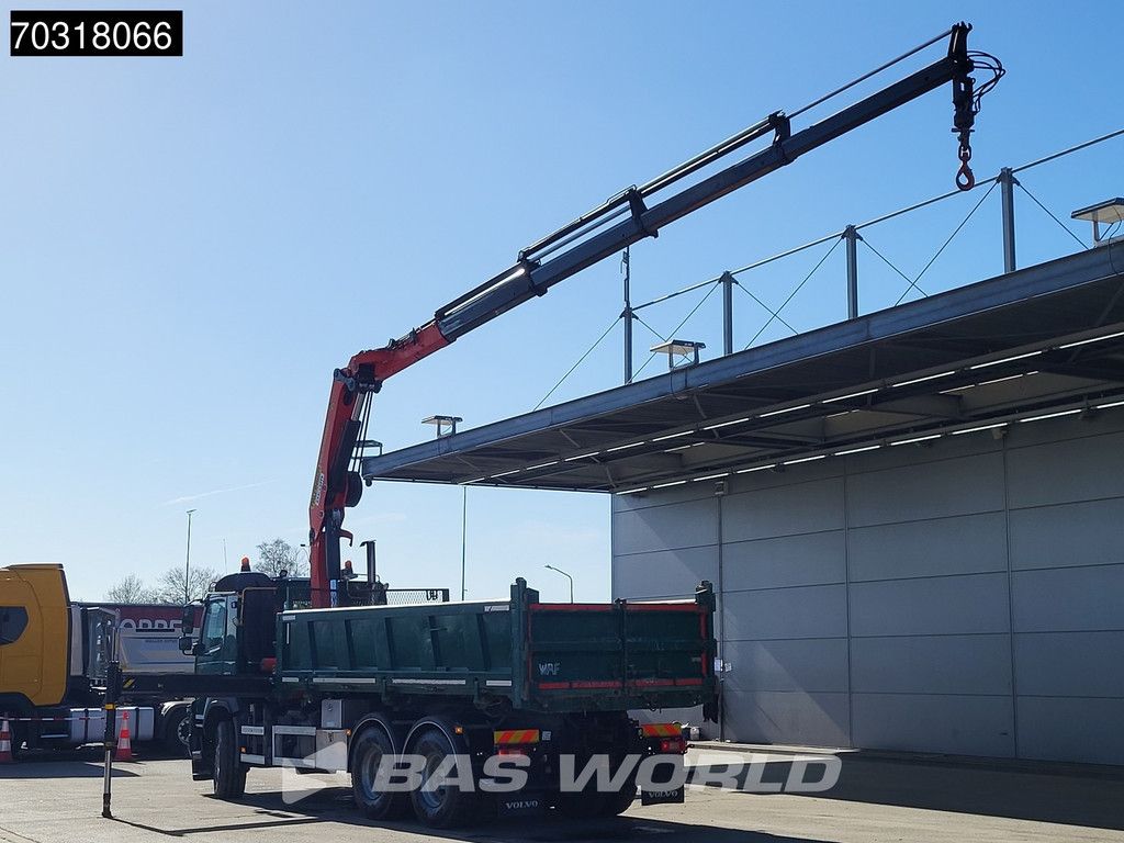 Volvo FMX 460 6X4 Palfinger PK24001-K Kran Crane 12m3 WAF tipper VEB+ Euro 5