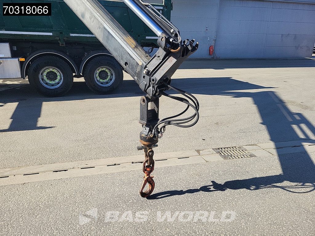 Volvo FMX 460 6X4 Palfinger PK24001-K Kran Crane 12m3 WAF tipper VEB+ Euro 5