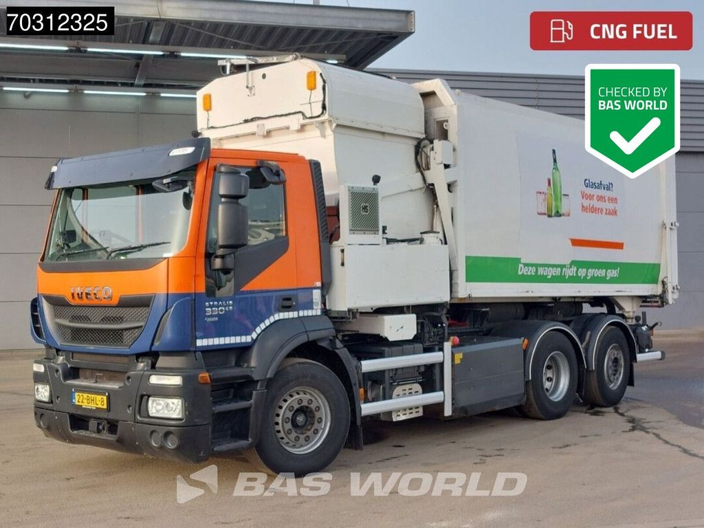 Iveco Stralis Stralis 330 6X2 CNG ENGINE RHD NL-Truck ASF Seitenlader Euro 6