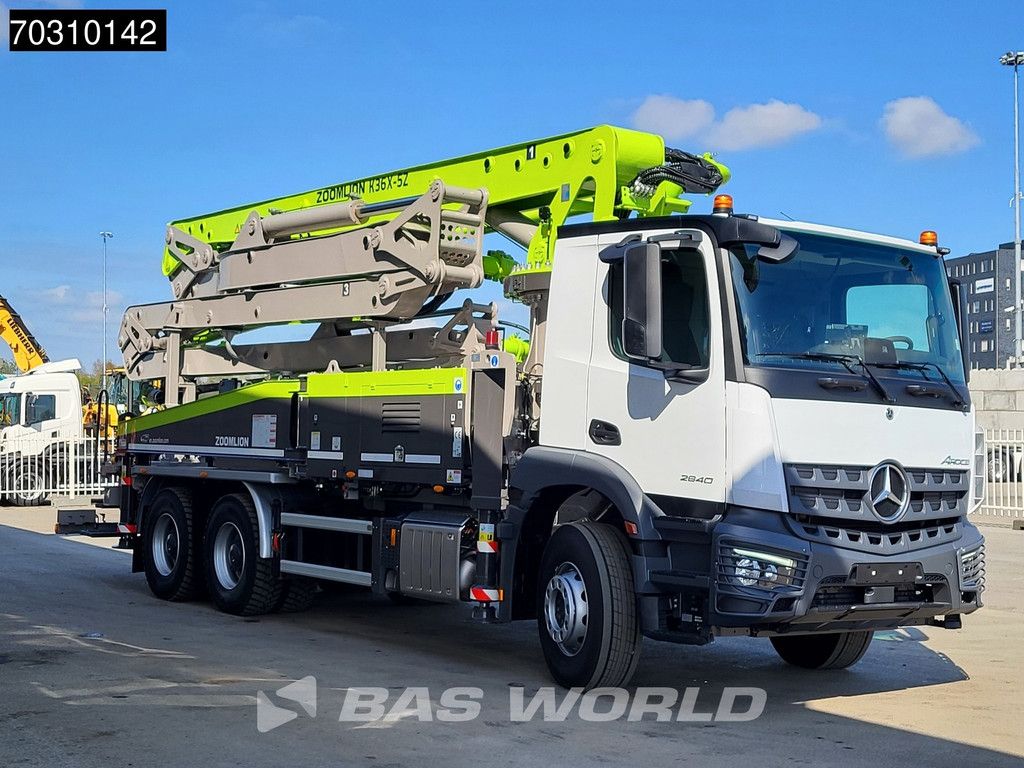 Mercedes Arocs 2840 6X4 NEW! Euro 6 Zoomlion K36X-5Z