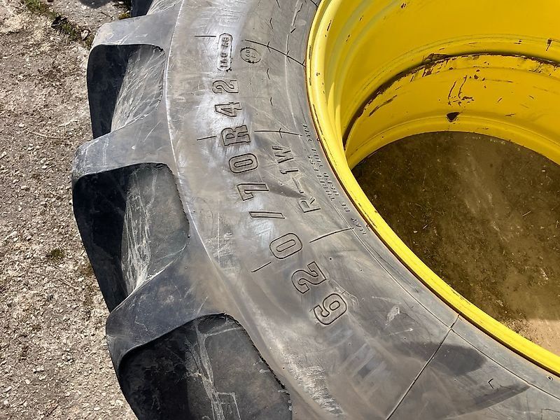 Zwillingsräder 620/70R42 passend an 38 Zoll Hauptrad