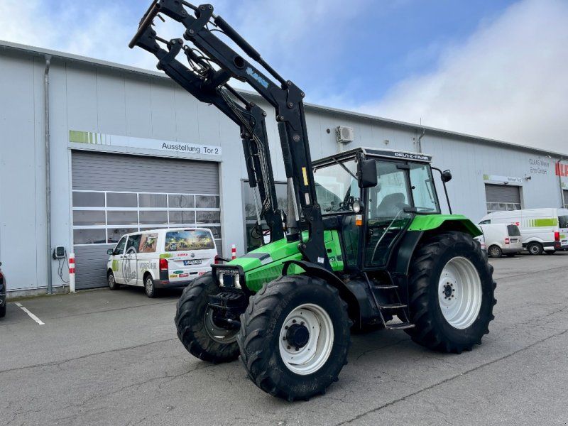Deutz AgroXtra DX 4.47, BAAS Frontlader, Druckluft, 40 km/h