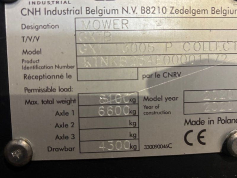 Kongskilde GXT 13005 P Collector Med Bånd