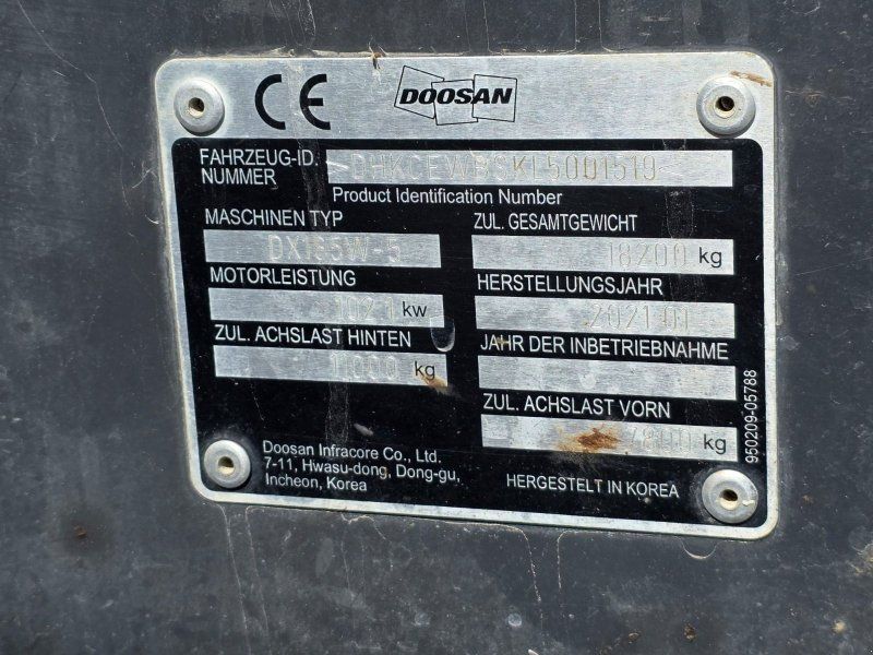Doosan DX165W-5
