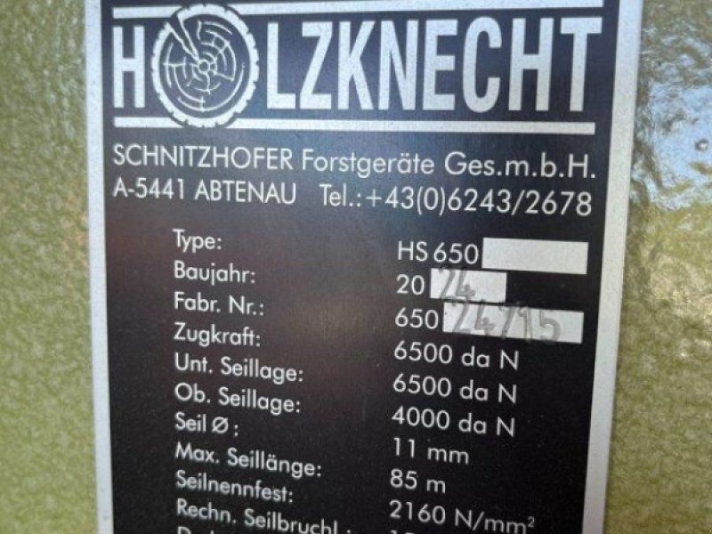 Holzknecht HS 650 Schildbreite 1,9m
