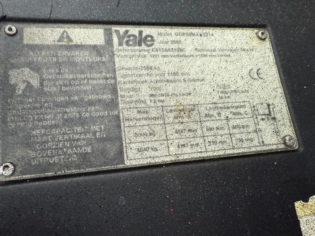 Yale diesel heftruck gdp 50 d