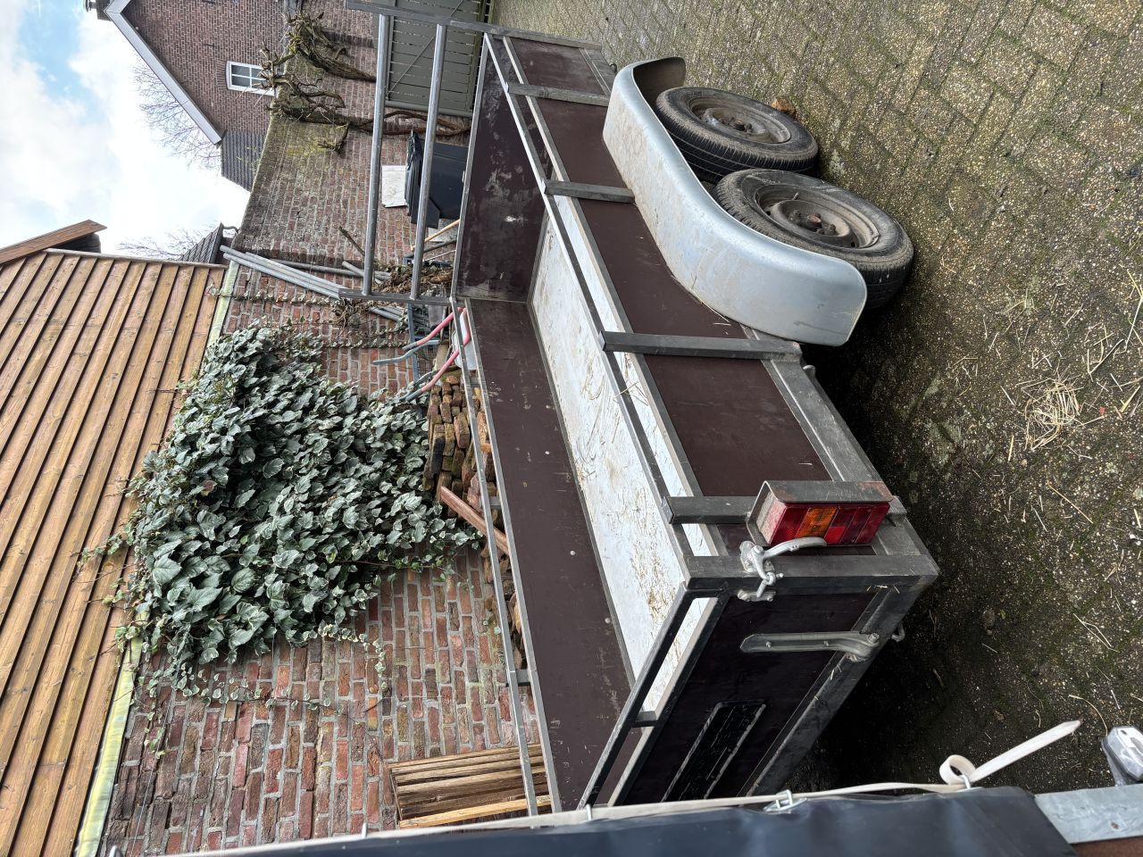 Dubbelasser aanhanger