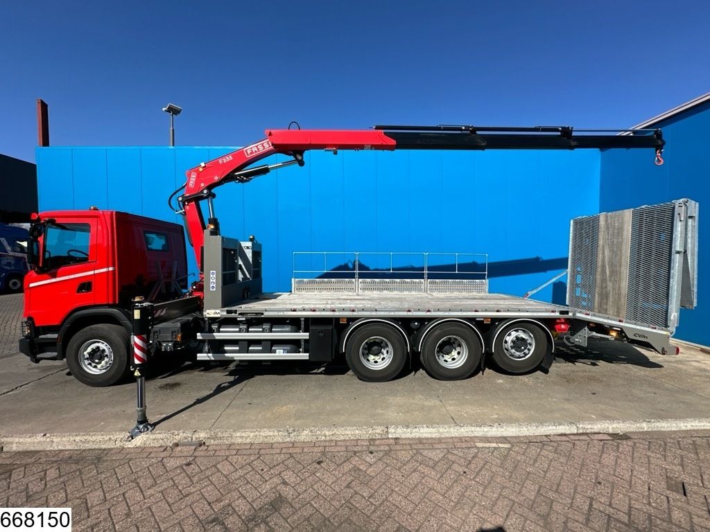 Scania G 410 EURO 6e, CNG, 8x4, Retarder, Fassi