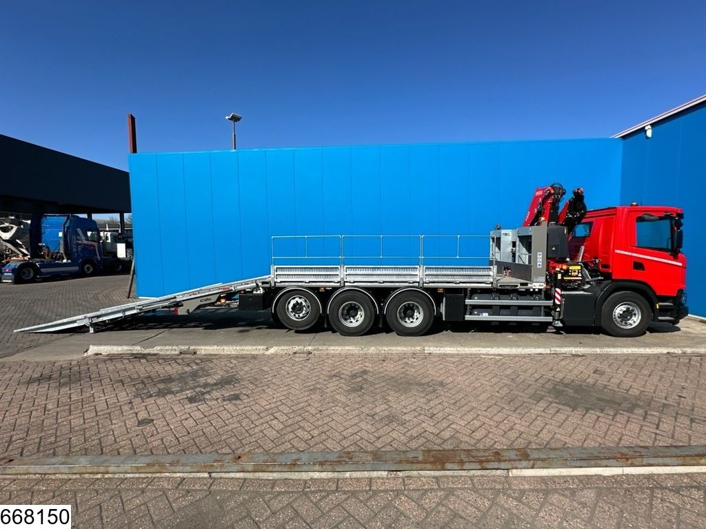 Scania G 410 EURO 6e, CNG, 8x4, Retarder, Fassi