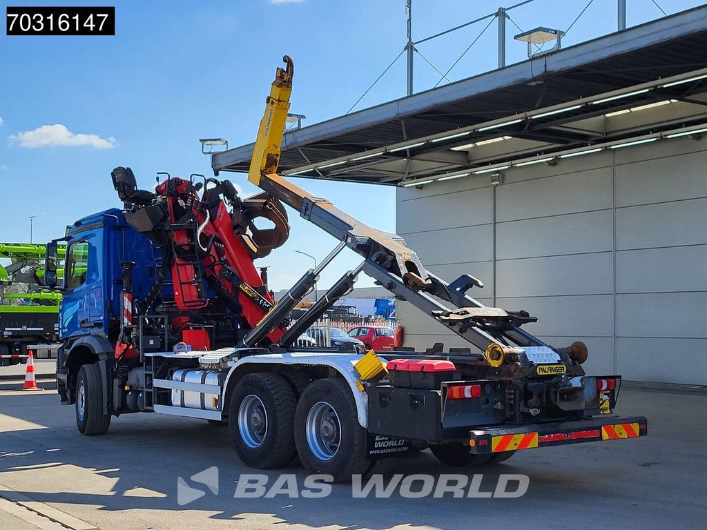Mercedes Arocs 3348 6X4 Palfinger Epsilon M120Z79TR Crane + 20t containersystem ADR Big-Axle Euro 6