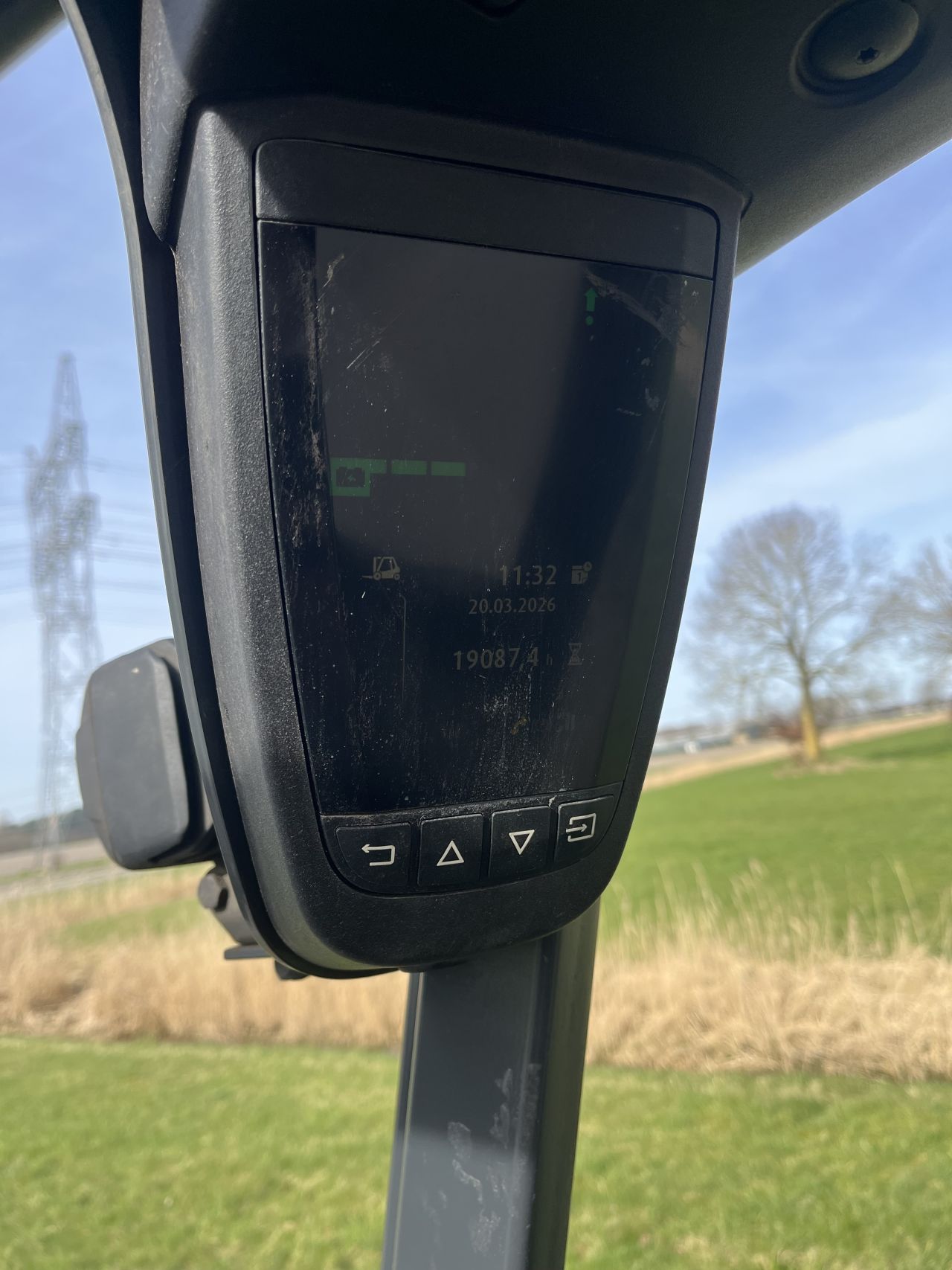 Linde E25L-01 elektrische heftruck triplo sideshift