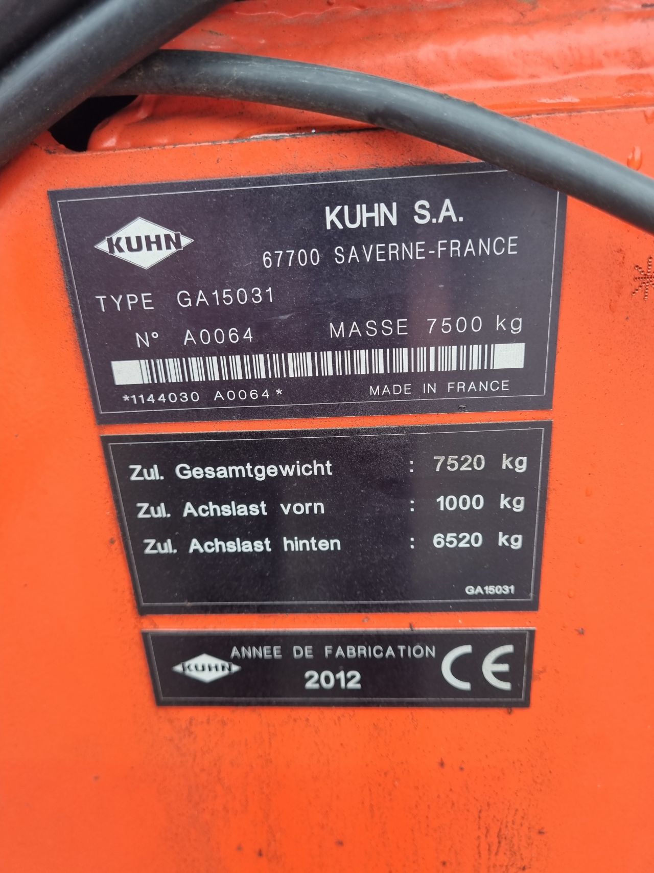 Kuhn 15031