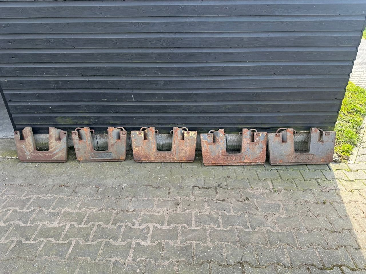 Fendt frontgewichten ondertrekhaak wielen