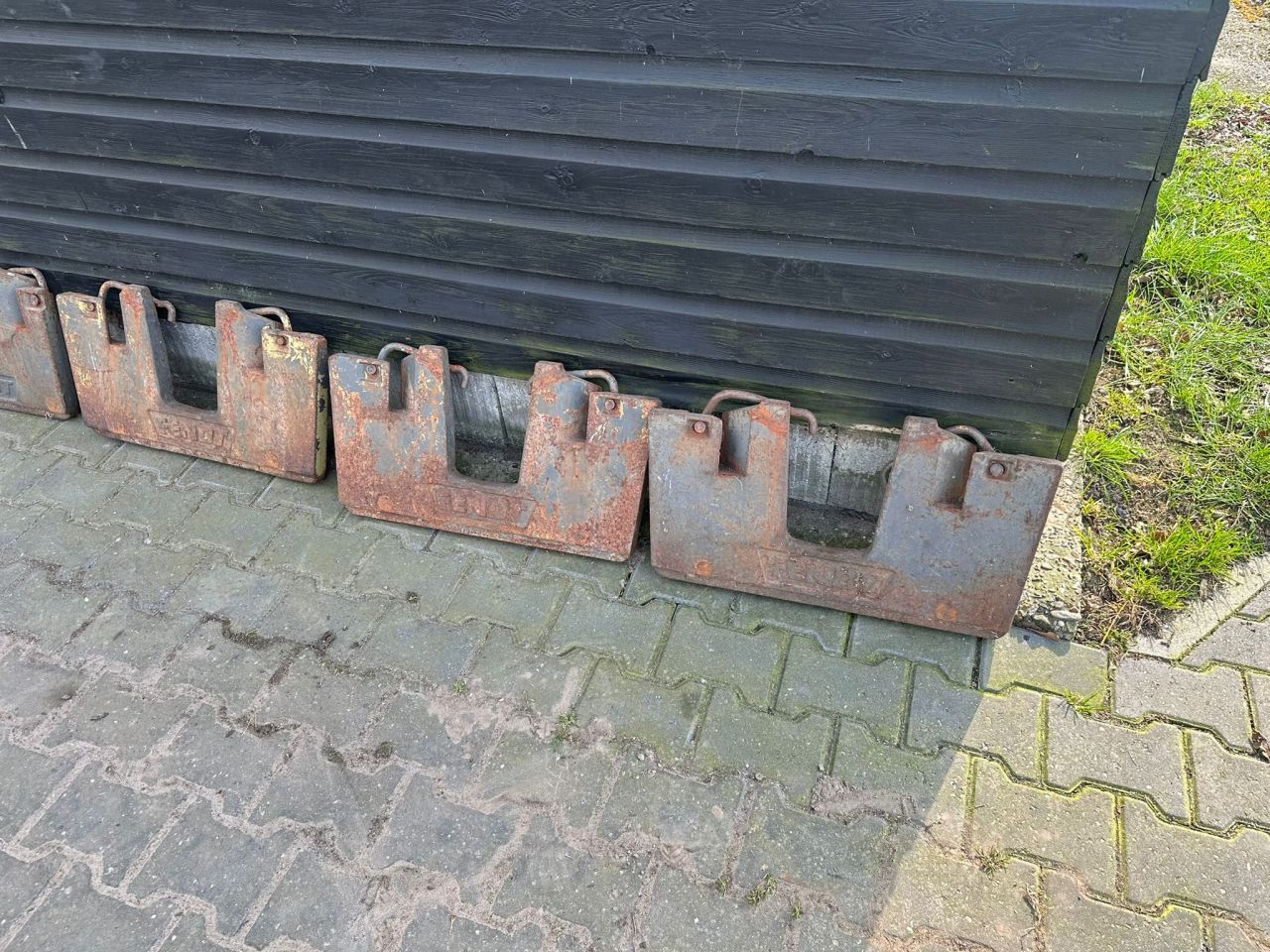 Fendt frontgewichten ondertrekhaak wielen