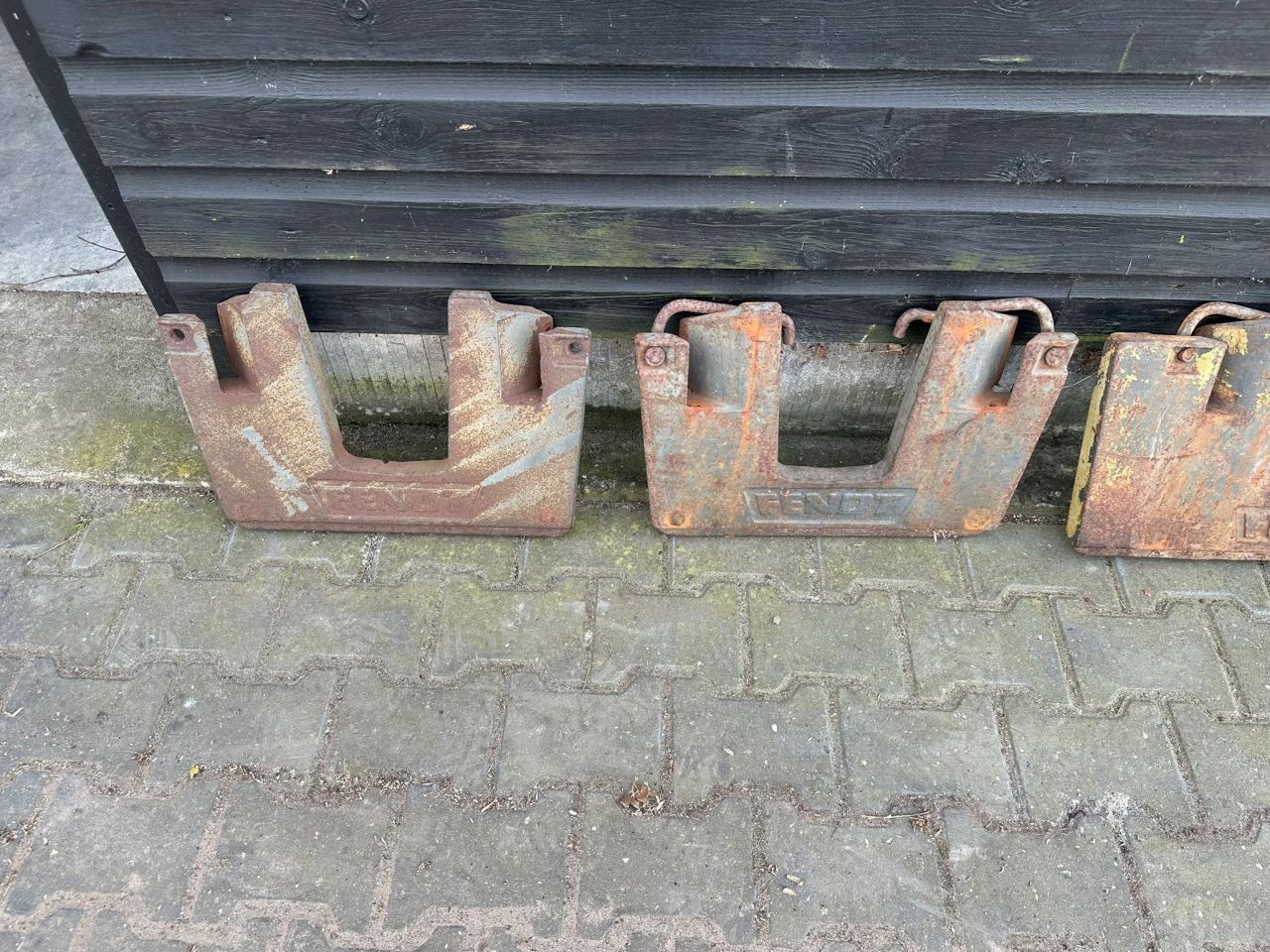 Fendt frontgewichten ondertrekhaak wielen