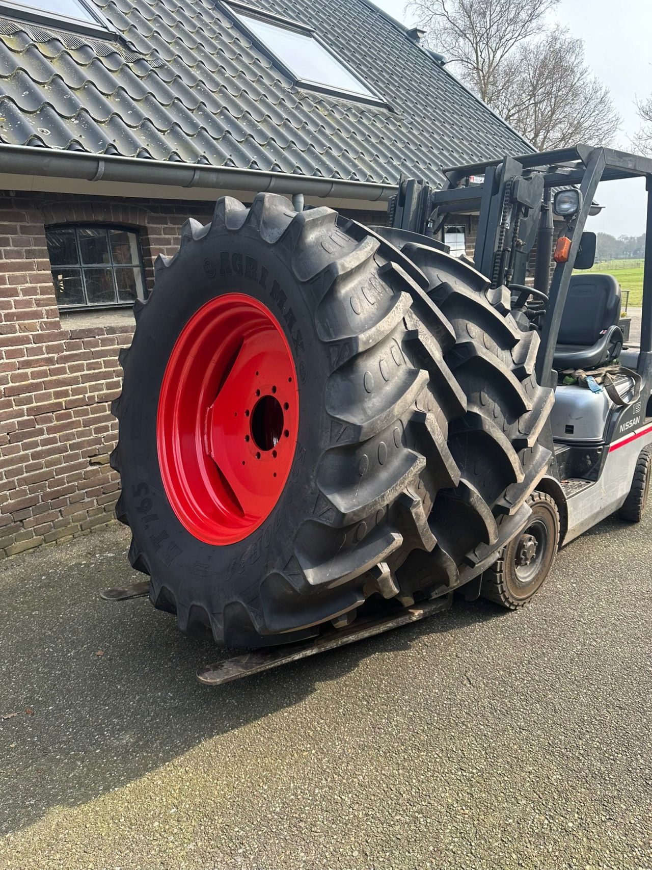 Fendt frontgewichten ondertrekhaak wielen