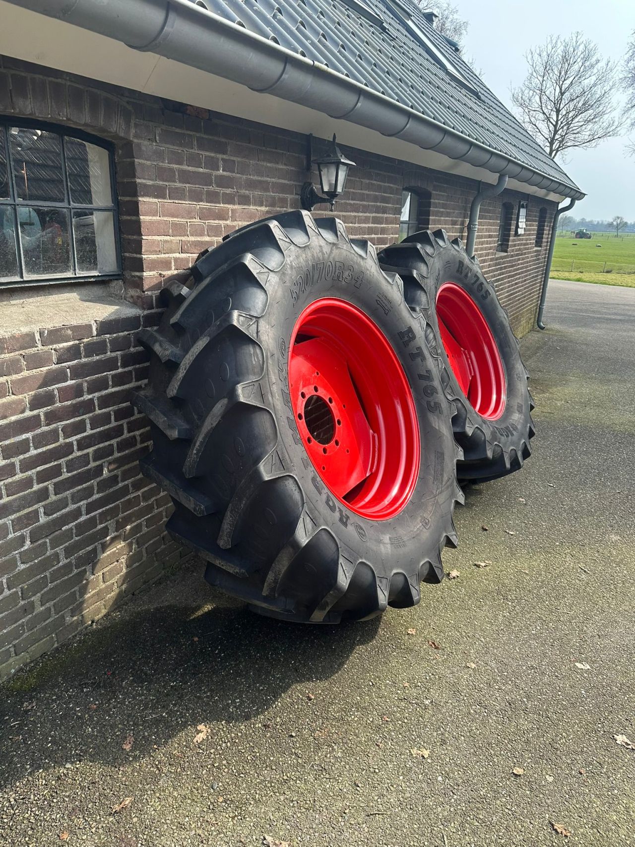 Fendt frontgewichten ondertrekhaak wielen