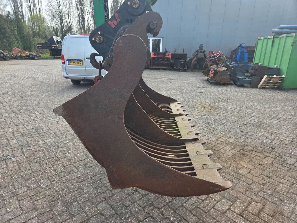 Verachtert opschoonbak/puinbak 2.40m breed