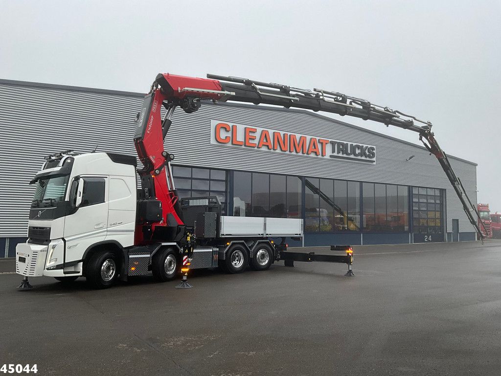 Volvo FH 540 8x2 Fassi 145 Tonmeter laadkraan + Fly-JIb Just 7.187 Km! Demo voertuig!